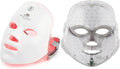 per uomo e, Lalano'S Cosmetics, 7 colori, 112 LED, Maschera viso a LED, anti-invecchiamento, terapia della luce con EMS e radiofrequenza