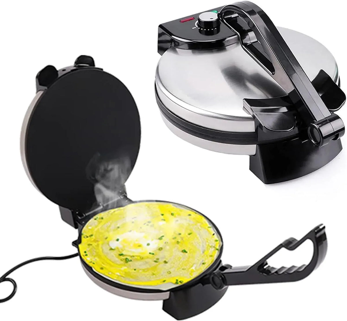 Pentola e padella, 32cm, Ø 32 cm, rivestimento antiaderente, 2 zone di temperatura