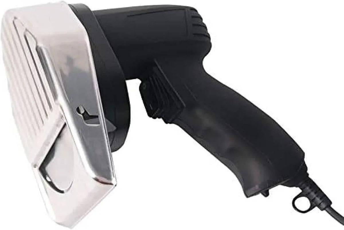 Affettatrice, Coltello, Barbecue, affettatrice per alimenti, portatile, acciaio inox, funzione riscaldante