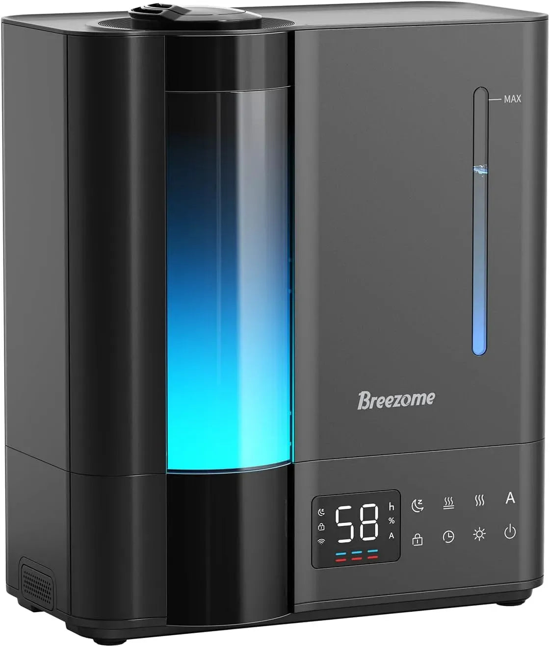 umidificatore, sensore, 8 L, per camera da letto, BREEZOME