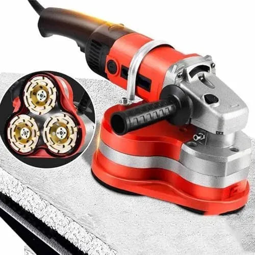 Lucidatrice, levigatrice, lucidatrice elettrica, 3800 W, portatile, per Pavimenti Portatile a Tre Teste